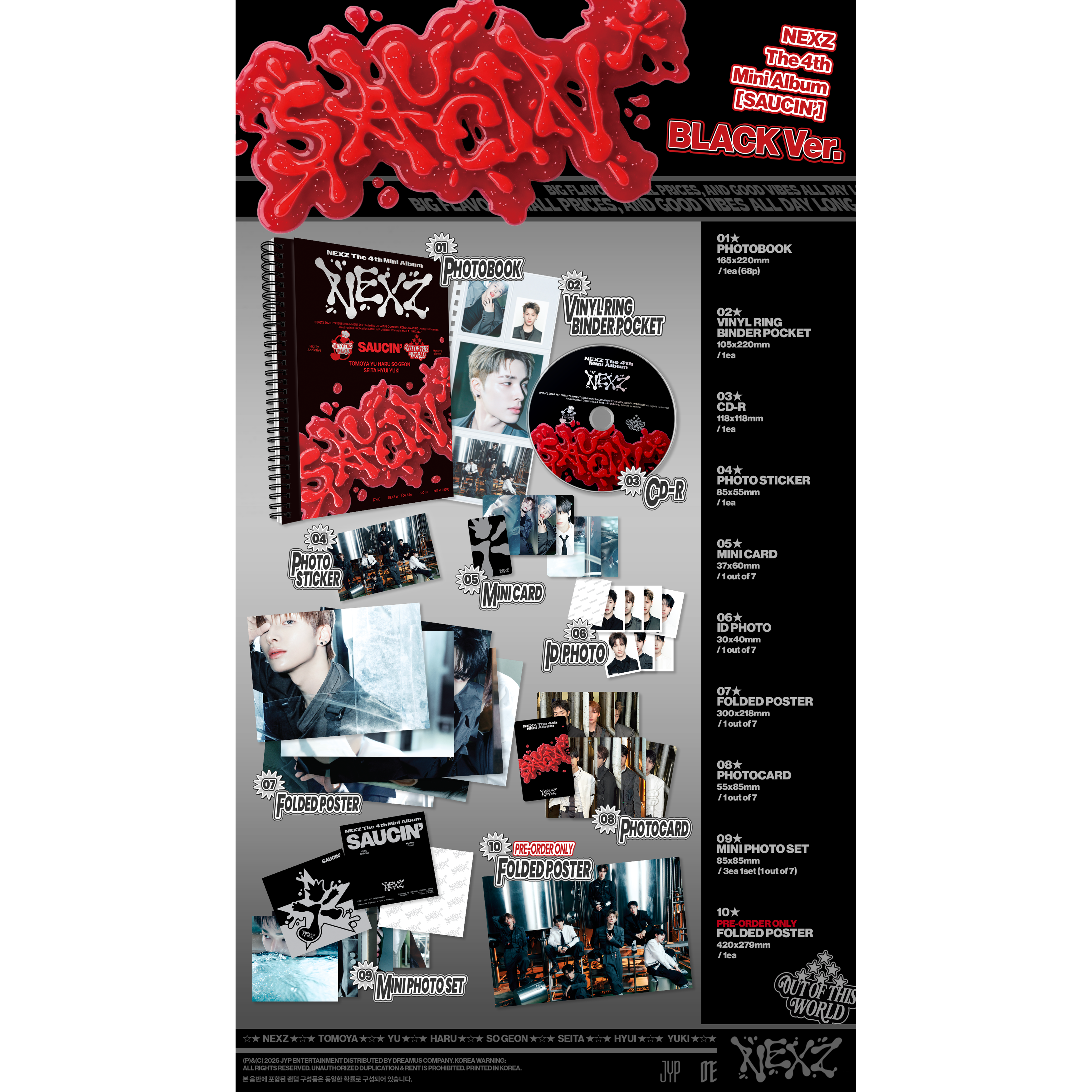 SAUCIN' Black Ver. Packshot
