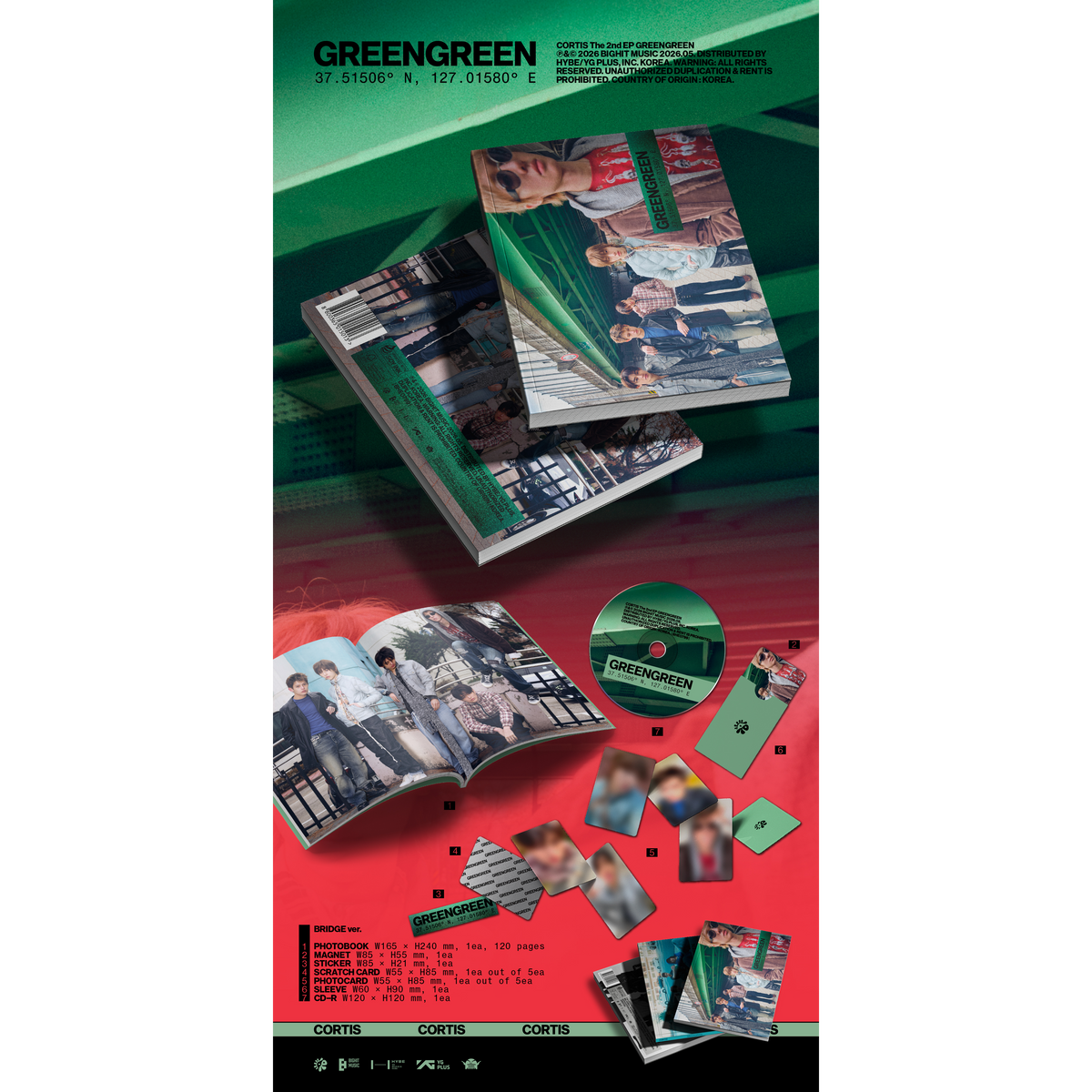 GREENGREEN (BRIDGE ver.) - Universal Records Store GREENGREEN (BRIDGE ver.) - Universal Records Store