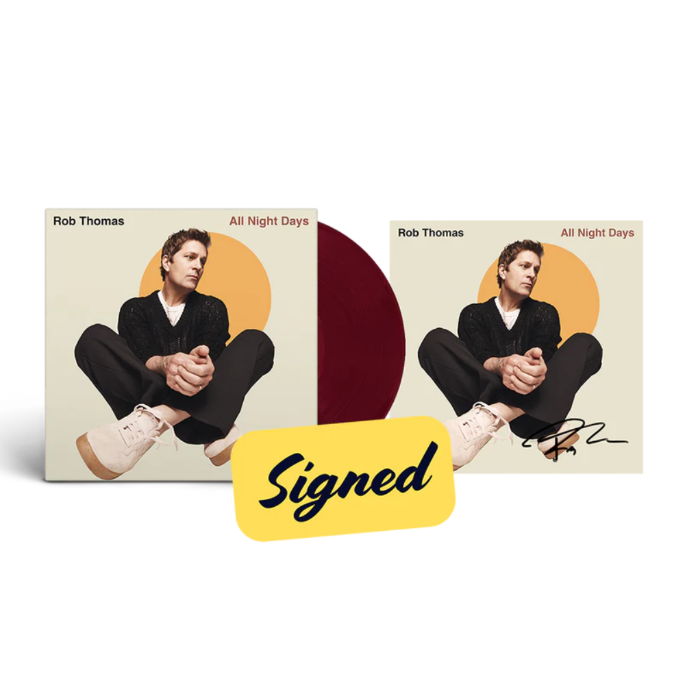 All Night Days Late Night Red Wine LP + Signed Art Card